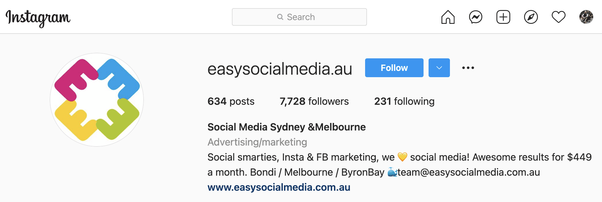 Instagram Advertising Australia fishing for new clients on social media